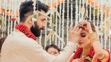 مونی رائے کی شادی کی تصاویر: مونی رائے نے سورج نمبیار سے جنوبی ہندوستانی اور بنگالی تقریب میں شادی کی