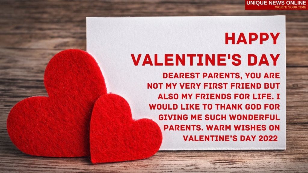 Valentine's Day 2022 Wishes, HD Images, Greetings, Quotes, Messages, Sayings for Mom and Dad