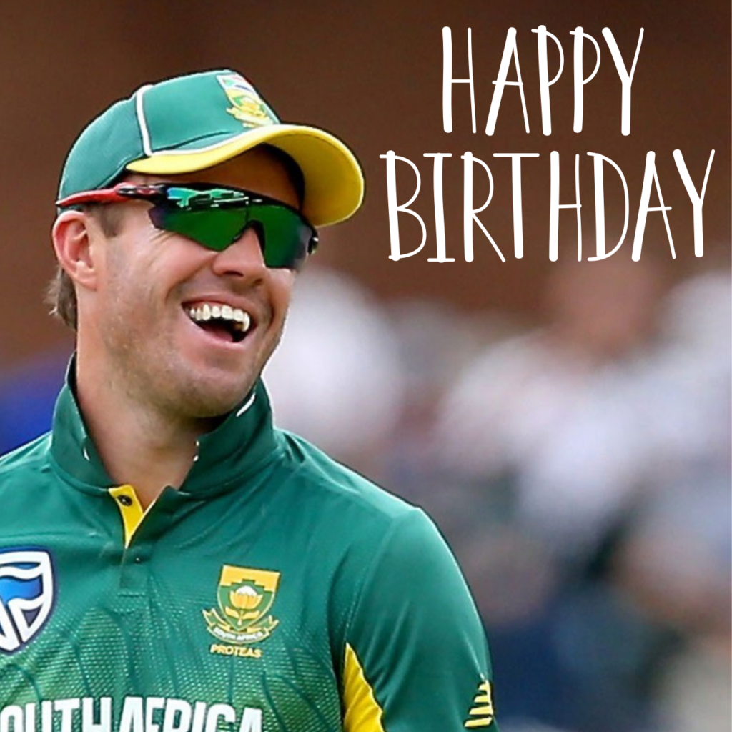 Happy Birthday AB De Villiers Quotes