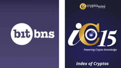 15 एप्रिलपासून Bitbns वर व्यापार करण्यासाठी 15 शीर्ष क्रिप्टोसह क्रिप्टोकरन्सी इंडेक्स IC1