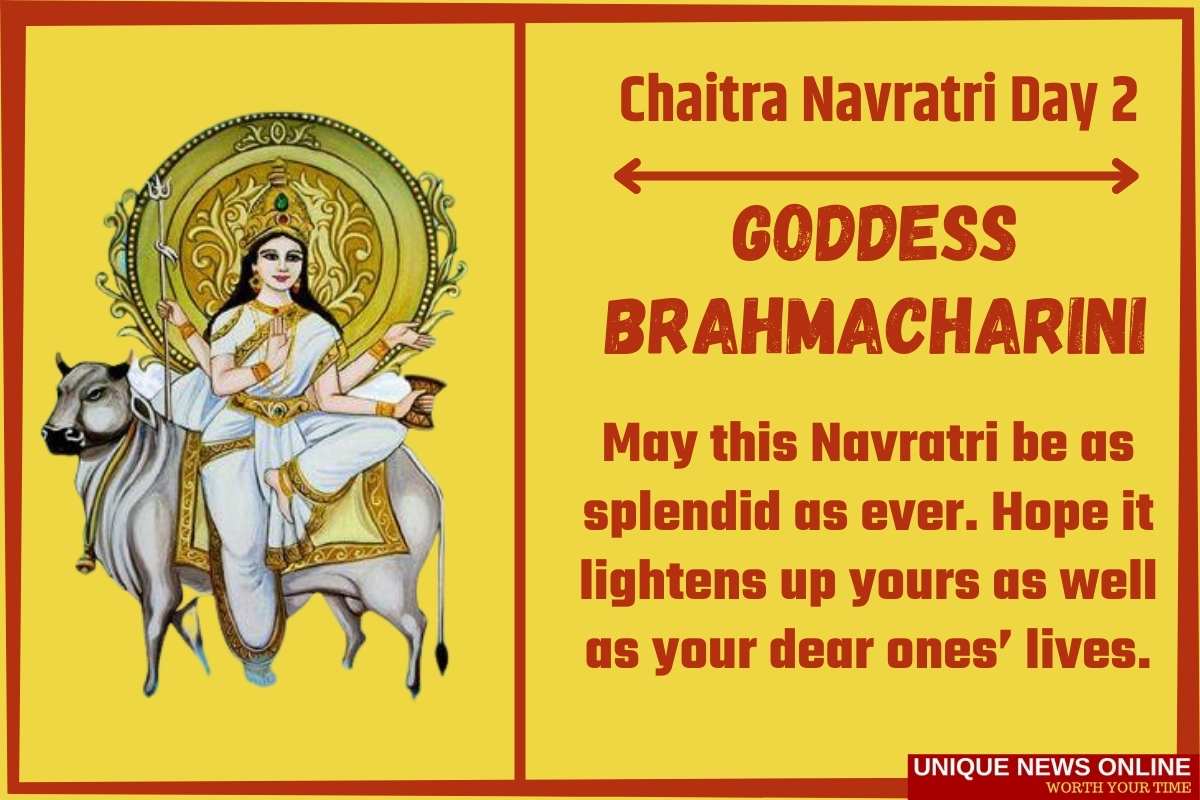 Chaitra Navratri ، اليوم الثاني ، التمنيات والتحيات: صور PNG آلهة Brahmacharini ، ورق جدران عالي الدقة ، التمنيات ، Shayari لتحية أحبائك