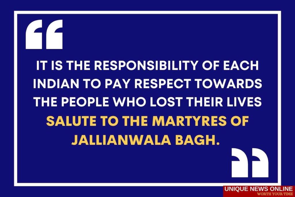 Jallianwala Bagh Massacre Quotes