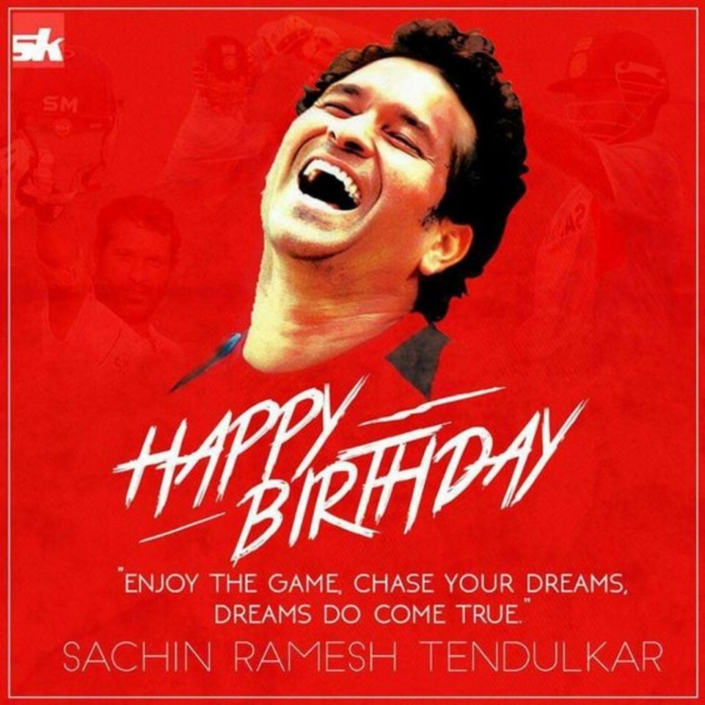 Sachin Tendulkar Birthday Greetings