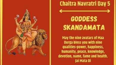 Chaitra Navratri Day 5 Wishes And Greetings: Goddess Skandamata PNG Images, HD Wallpaper, Wishes, Shayari To Greet Your Loved Ones
