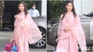 Alia Bhatt's Newly Wedded Glow And A Pink Kurta, Completes Her Look: Pics
