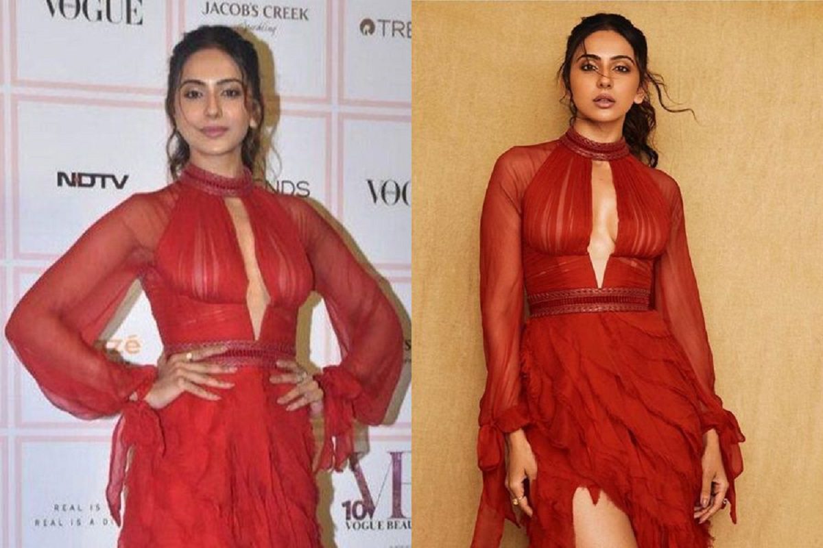 Rakul Preet Singh Owning It By Wearing Red Outfits: Pics