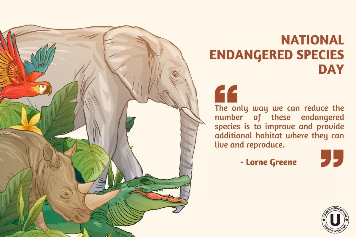 National Endangered Species Day 2022: Current Theme, Significance, Quotes,  Posters, and HD Images