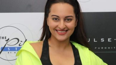 Sonakshi Sinha Slays In A Black And White Chique Outfit: Pics