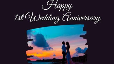 100+ Best 1st Wedding Anniversary Wishes with Images for Husband, Wife, Sister, and Friend