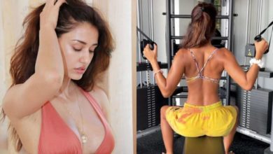 Disha Patani Gets Papped At The Airport Slaying In The Underboob Trend: Pics