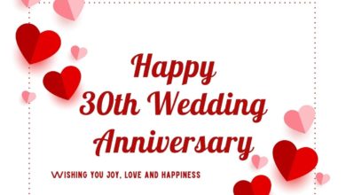30 Best Happy 30th Wedding Anniversary Wishes, Quotes, Images, For Parents, Friends, and Partners