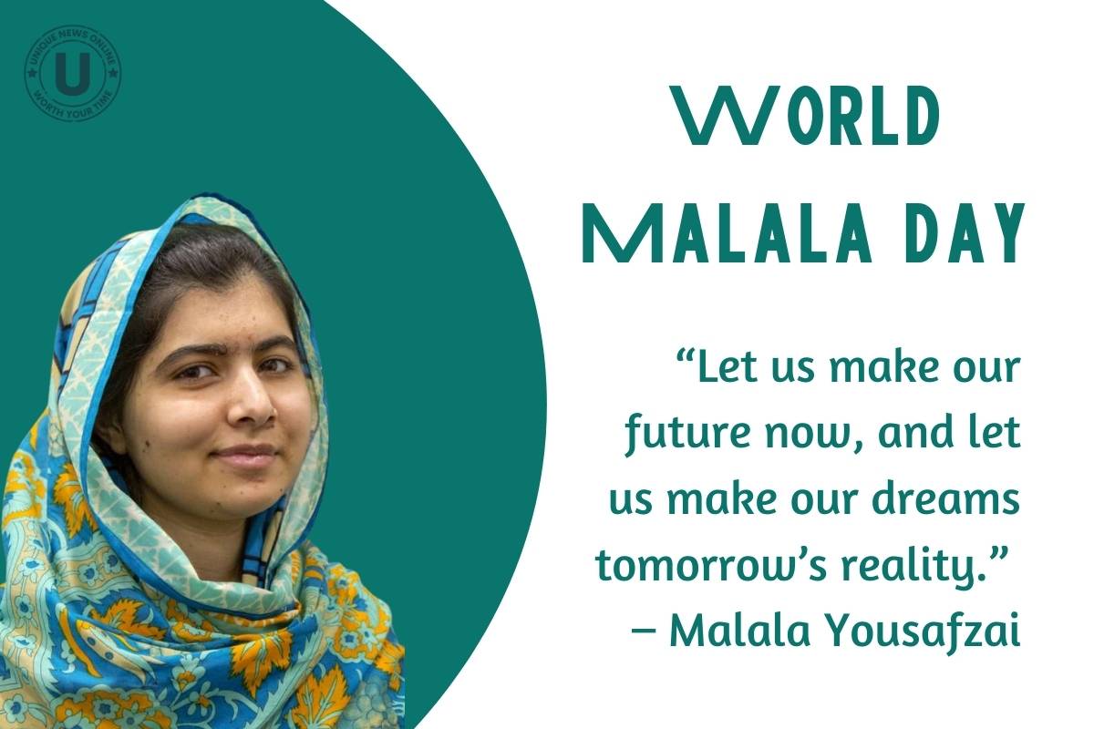 World Malala day 2022: Awareness Creating Posters, Quotes, Messages, Drawings, Slogans, and Images to Share on Social Media