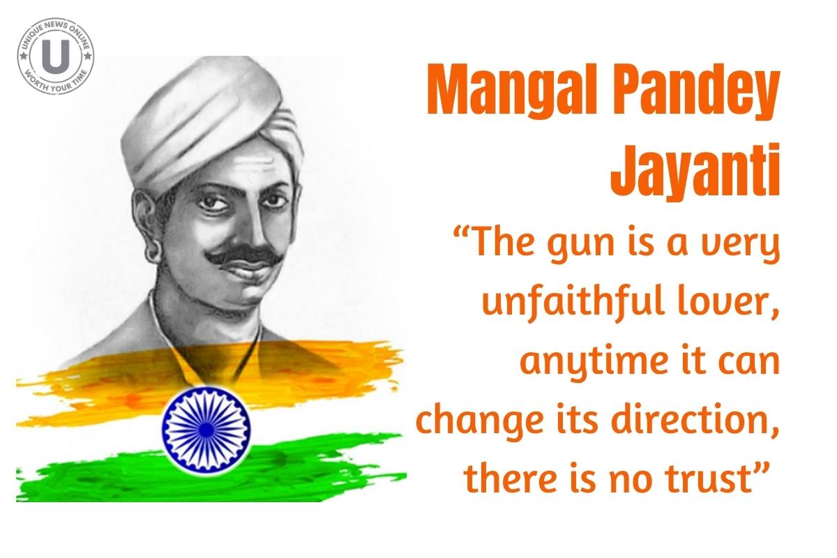 Mangal Pandey Jayanti 2022: أهم الاقتباسات والصور والملصقات والرسائل ، لتكريم محفز 1857 Sepoy Mutiny