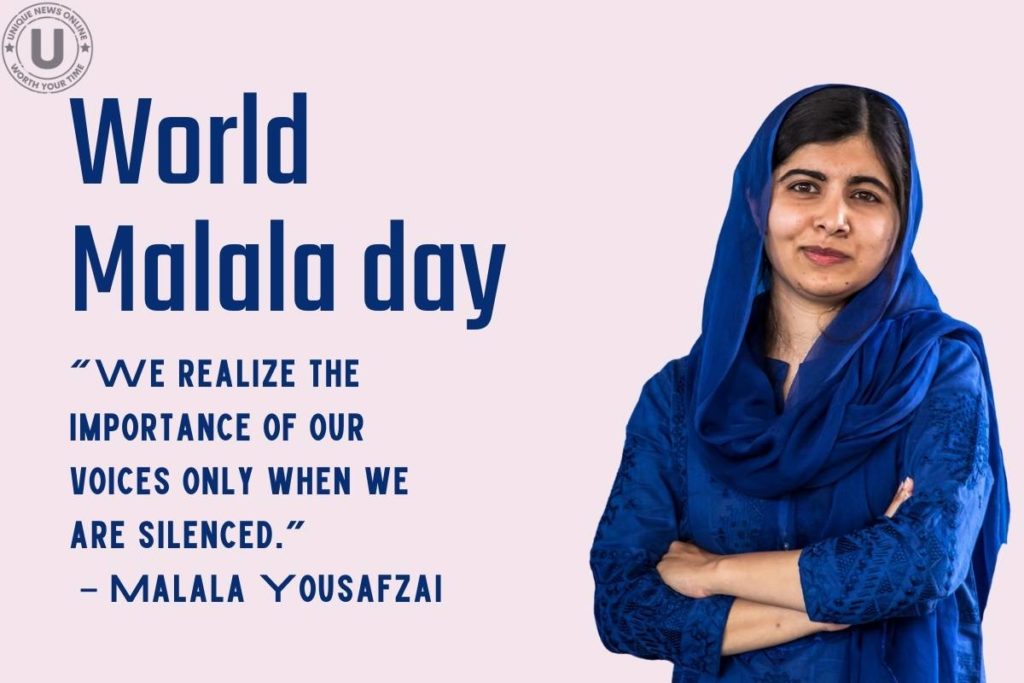 World Malala day 2022: Poster