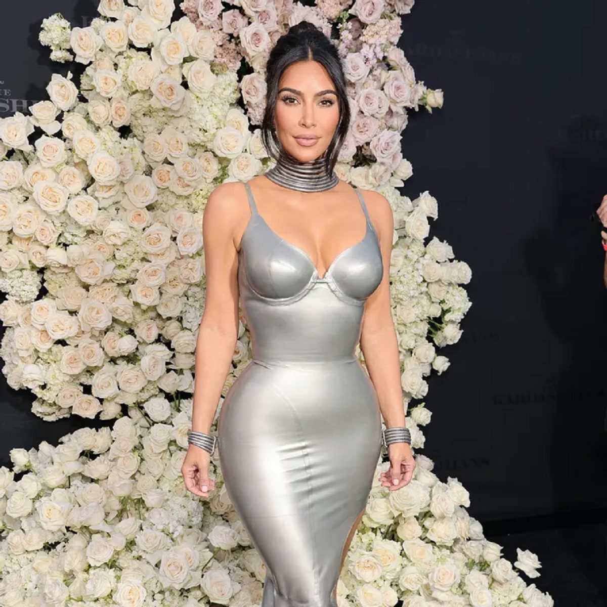 Kim Kardashian Hot Bikini Pictures: Check Out Kim Slaying In A Sexy Silver Bikini Attracting Fans Making Them Go 'Wow'