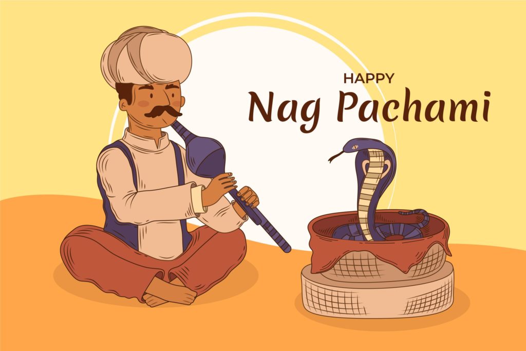 Happy Nag Panchami Hindi Greetings