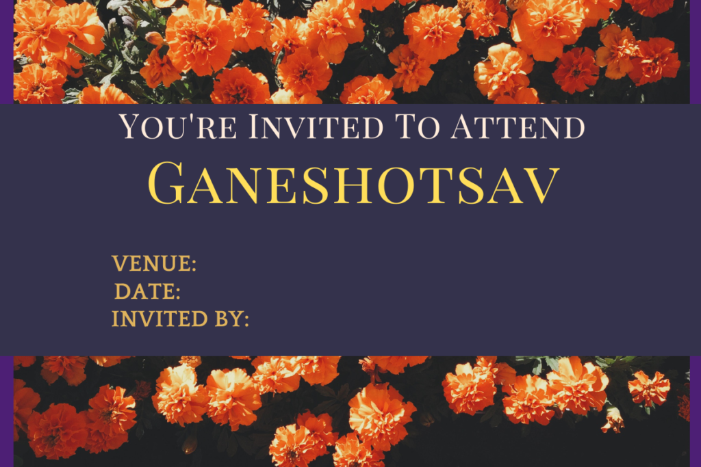 Ganesh Chaturthi 2022 Invitation Message