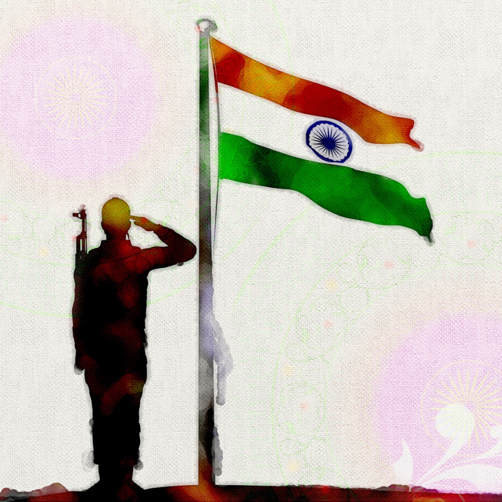 Indian Flag Salute