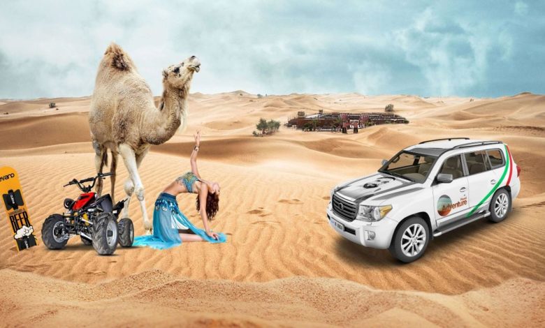 رحلات السفاري الصحراوية في دبي: الكثبان الرملية في الصباح