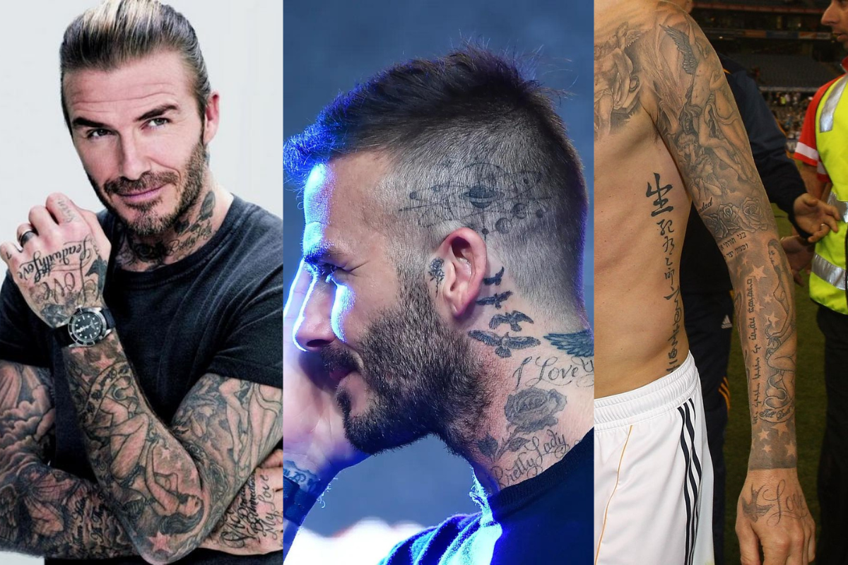 David Beckham's Tattoos and the meaning behind them