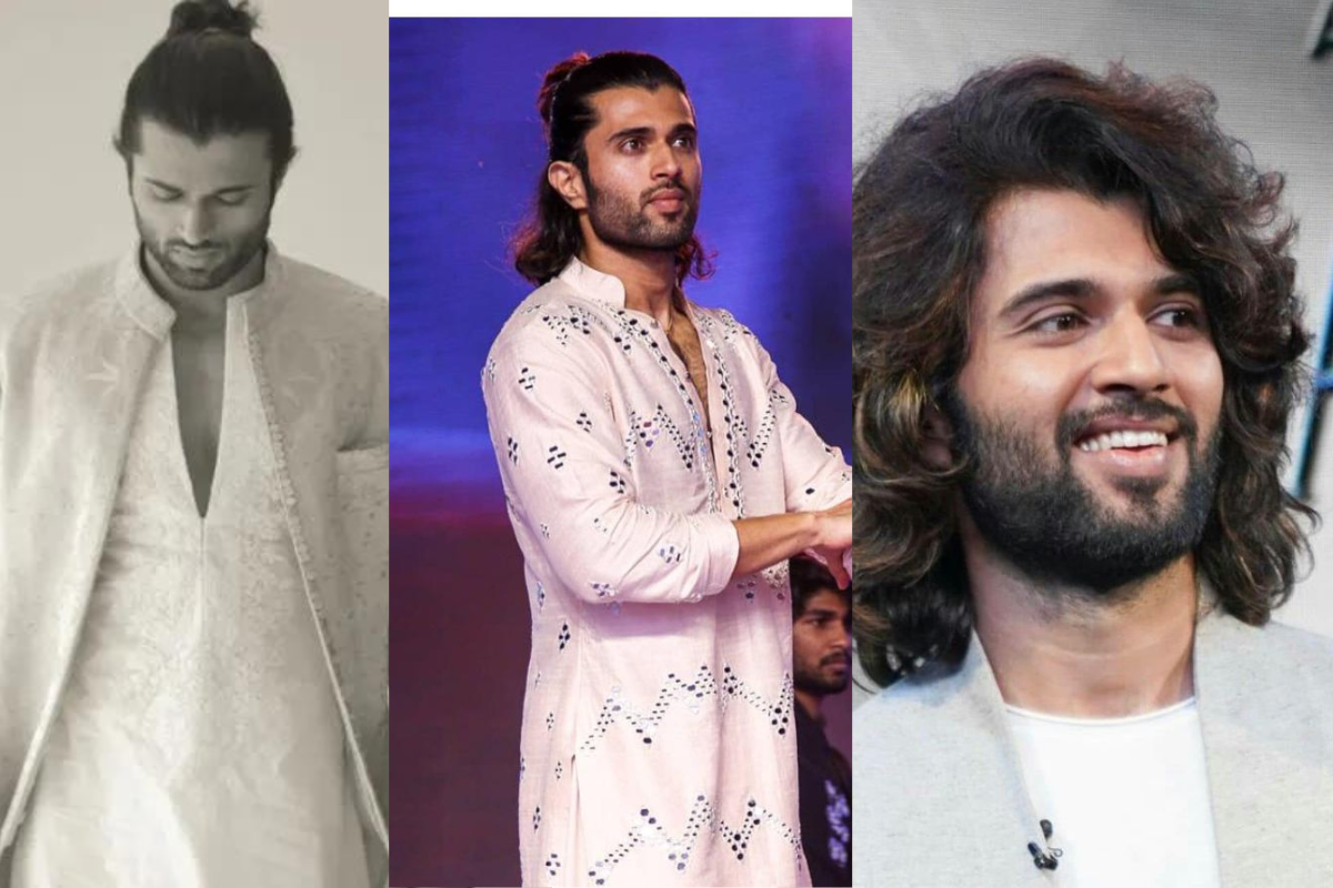 5 Images of Vijay Deverakonda long hairstyle name from Pinterest