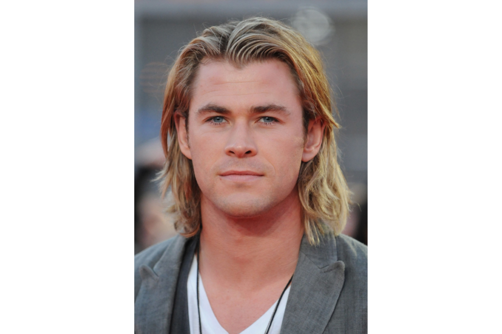 Chris Hemsworth Long Hair for thor