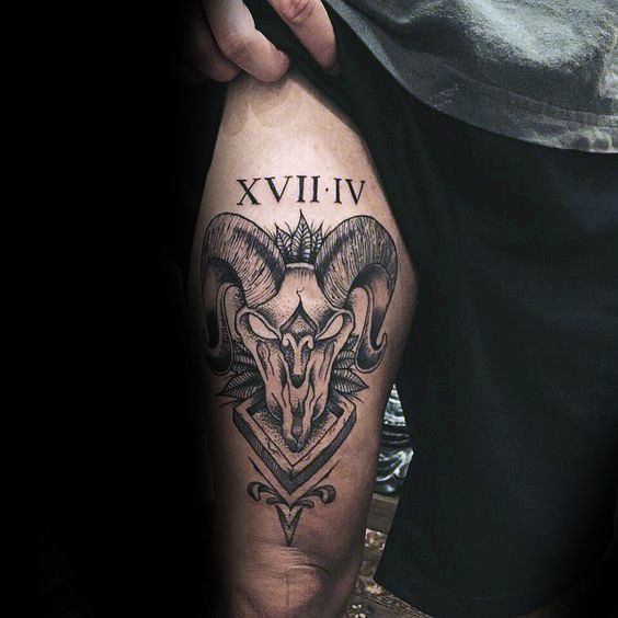 Aries Tattoo Hand