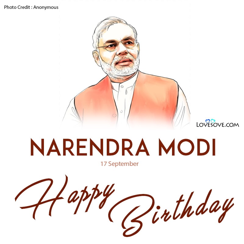 Narendra Modi Greetings for Birthday