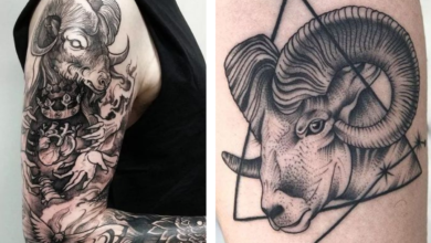 15+ Aries Tattoo Ideas للحصول على علامة Zodiac الخاصة بك حبر على جسمك