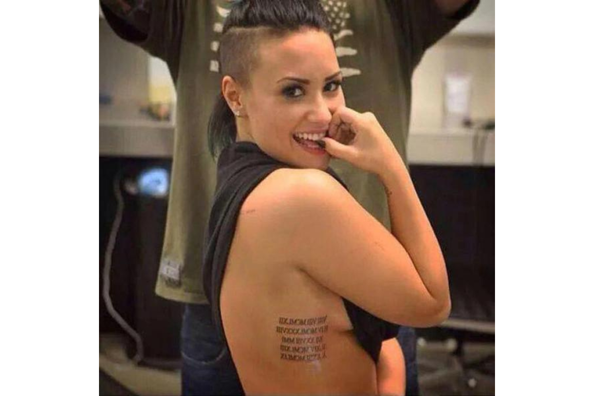 Demi Lovato Tattoos and the Hidden Meaning Behind Them