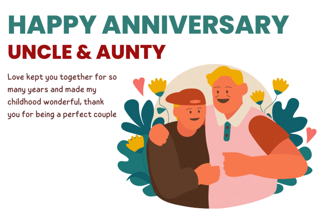 Wedding Anniversary Uncle and Aunty