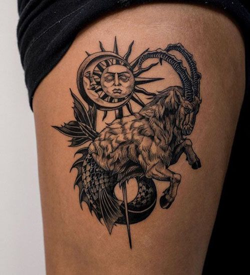 10+ Best Capricorn Tattoo Ideas to Get 'Horned Goat' Inked on your body