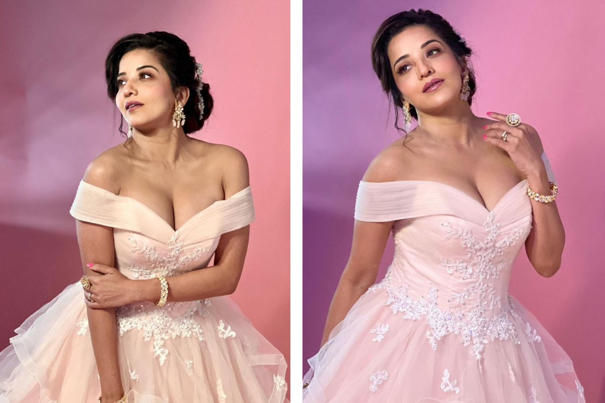 Bhojpuri Beauty Monalisa oozes her sex appeal in the Latest Photoshoot, Netizens Can't Take Off Their Eyes From Her