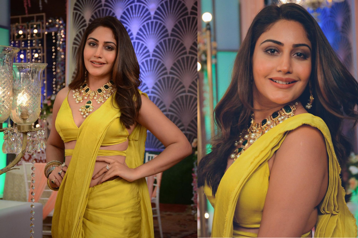 Surbhi Chandna Crossed All-The Limits of Bo*ldness in a Sizzling Yellow Deep-neck Saree, Fans said - 'Lovely Baby Doll'