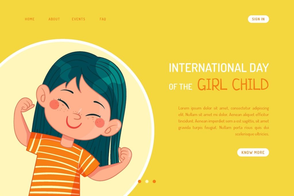 International Girl Child Day Images