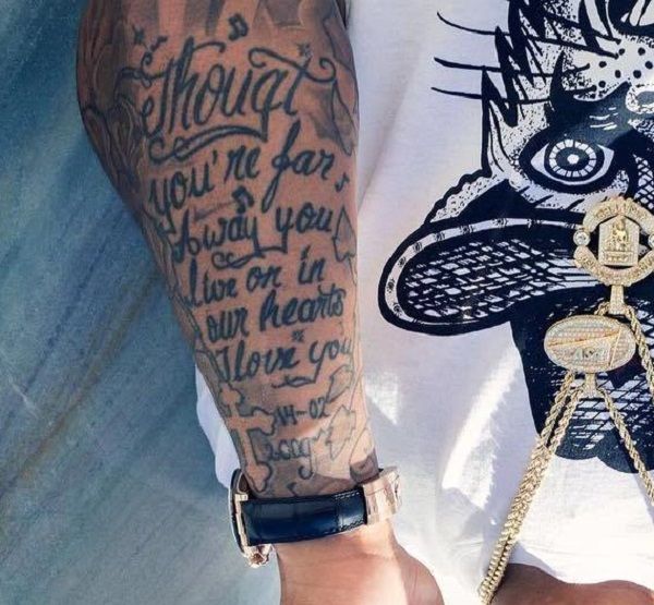 memphis depay thought tattoo 2