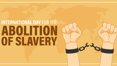 Journée internationale pour l'abolition de l'esclavage 2022 Thème, citations, images HD, messages, affiches, salutations, slogans et bannières pour sensibiliser