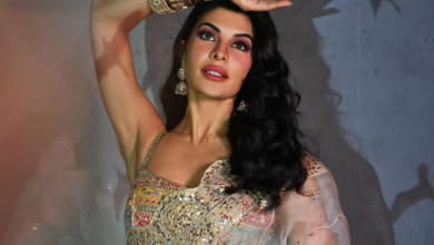 Jacqueline Fernandez Steal Hearts In Her Recent Bo*ld See Through Saree For, 'Cirkus' Promotion