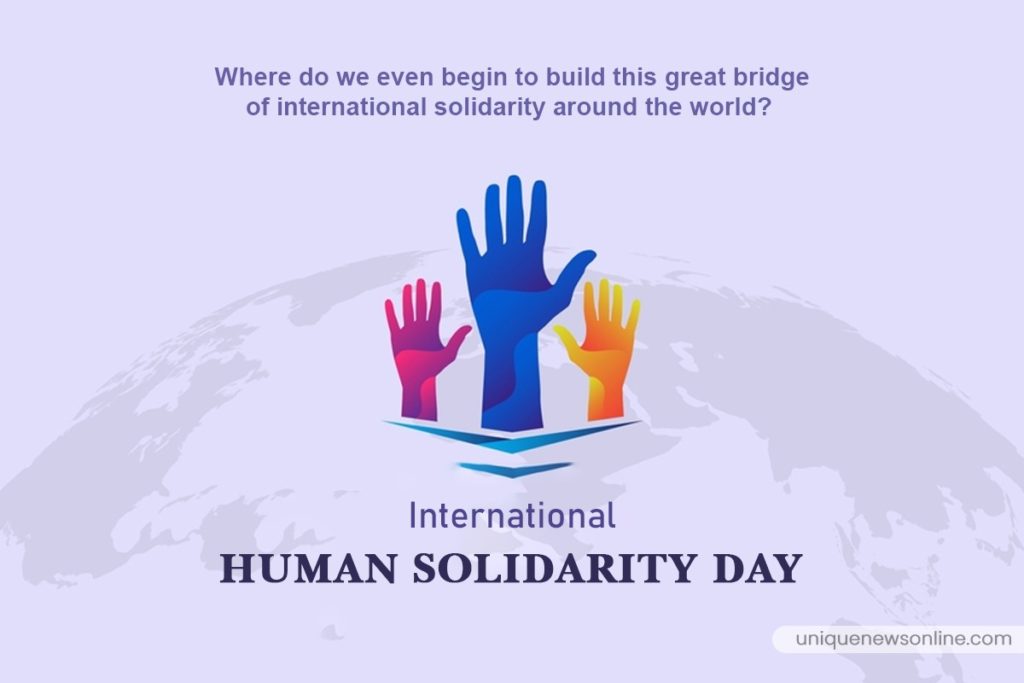 International Human Solidarity Day Quotes