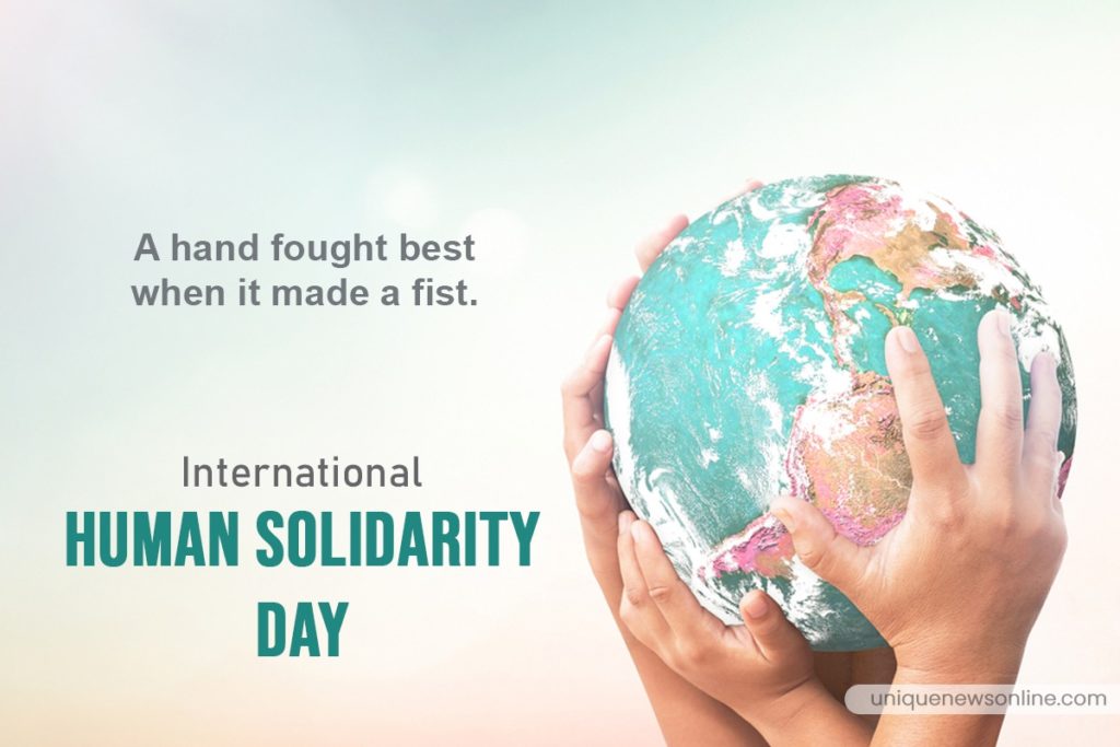 International Human Solidarity Day Messages