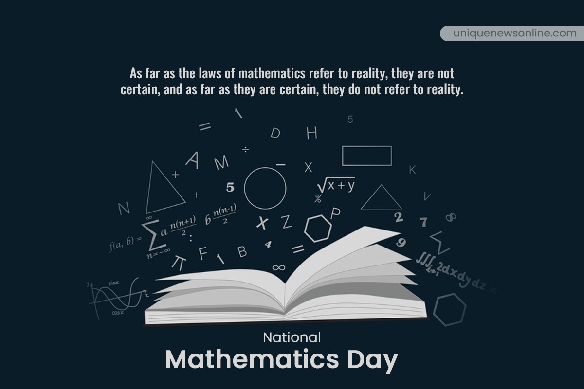 National Mathematics Day 2022 Wishes, Quotes, Messages, Images, Greetings, Captions, Posters, Drawings, and Slogans to observe Srinivasa Ramanujan's birthday