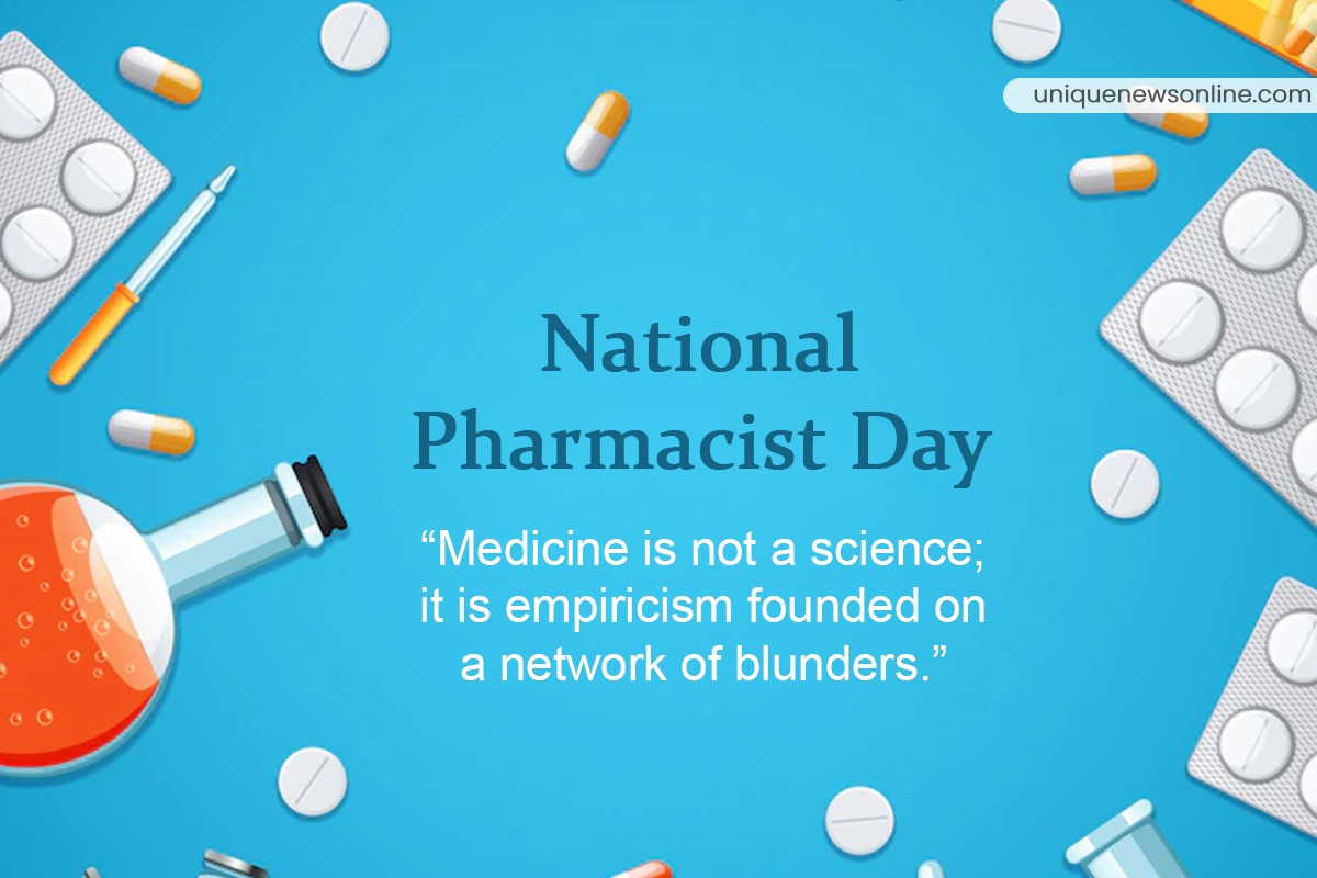 National Pharmacist Day 2023 Theme, Quotes, Images, Messages, Wishes, Greetings, and Posters