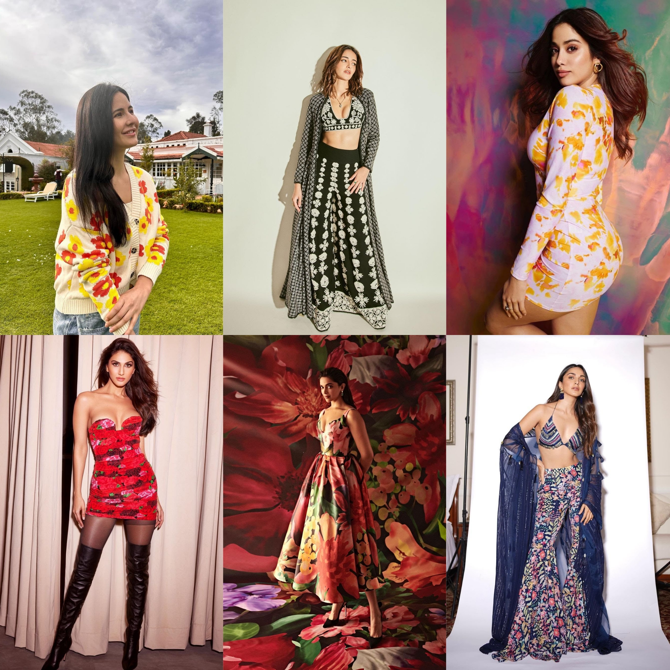 10 Bollywood-Inspired Floral Dress Outfit Ideas