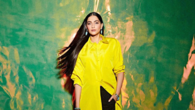 Sonam Kapoor Looks Bright As Ever In Her Bo*ld Neon Oversized Valentino Shirt-Gown