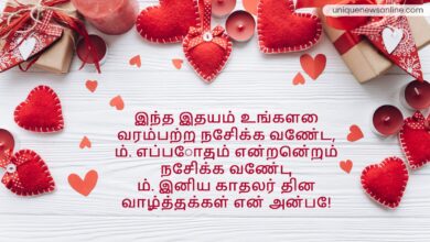 Happy Valentine's Day 2023 Quotes in Tamil: Best Wishes, Images, Greetings, Messages, Sayings, Shayari and Captions For My Love