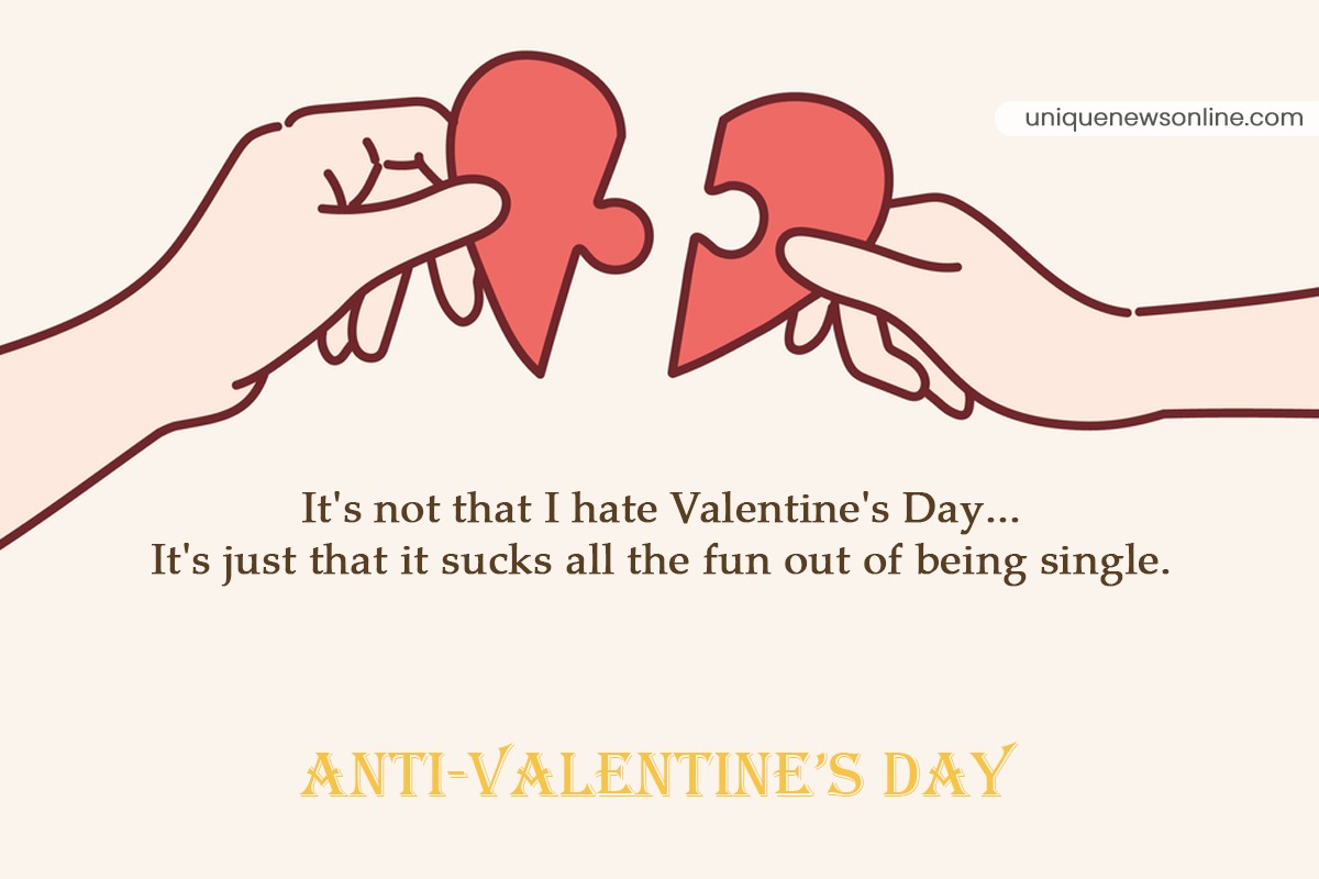 Anti-Valentine's Day 2023 Quotes, Wishes, Images, Messages, Greetings,  Memes, Jokes, Sayings, Cliparts, and Captions