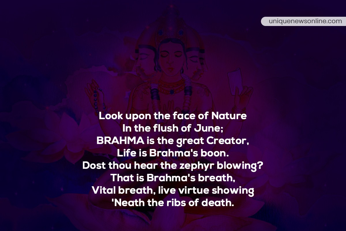 20 Lord Brahma Quotes To Realize That You're 'Someone Born For A Bit In This Universe'