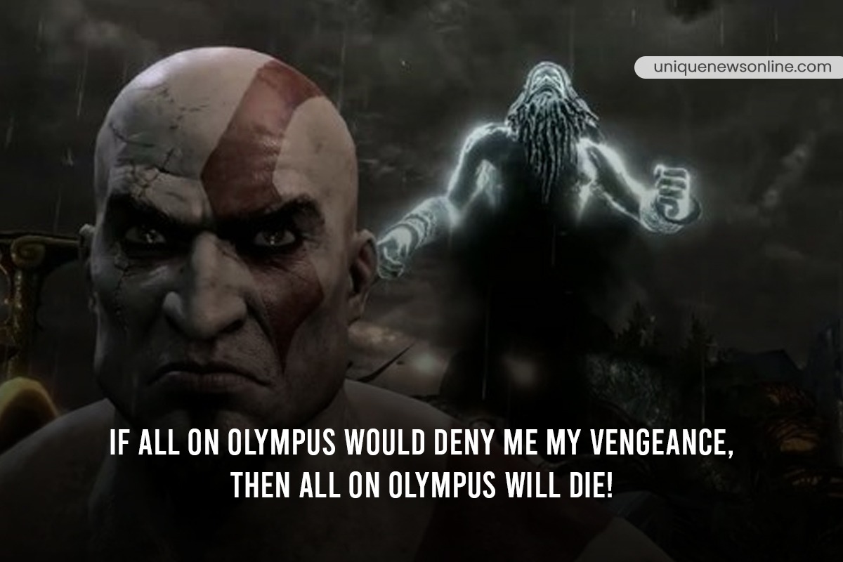 If All On Olympus Would Deny Me My Vengeance, Then All On Olympus Will Die!