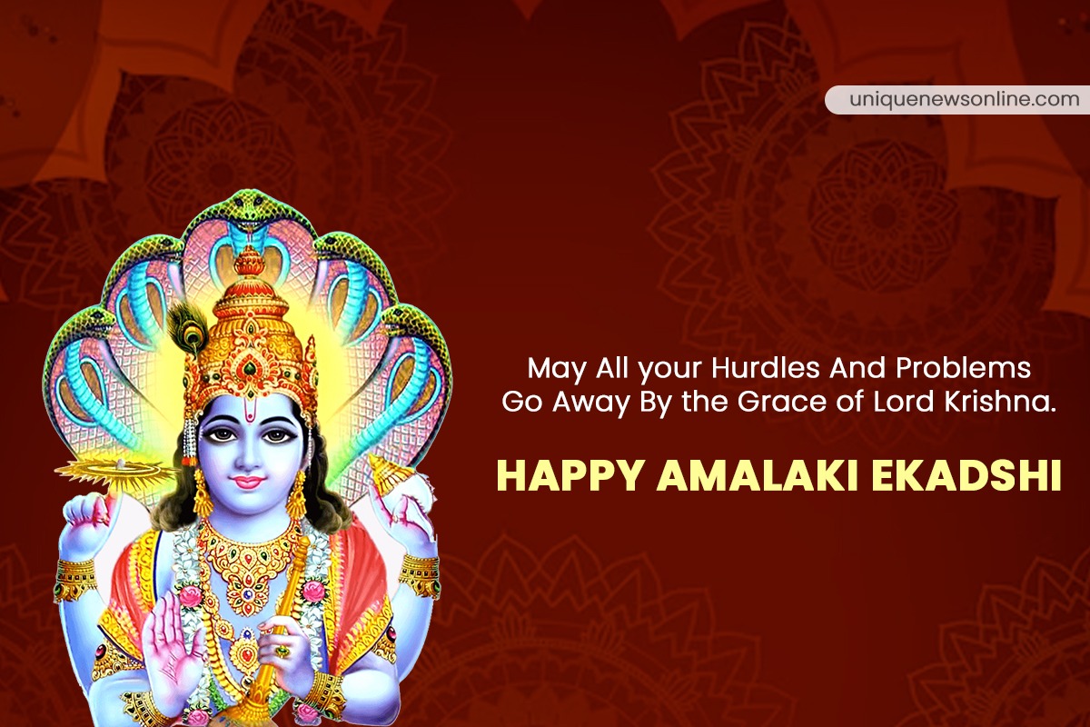 Amalaki Ekadashi 2023 Hindi Shayari, HD Images, Greetings, Wishes, Quotes, Images, Messages, and HD Wallpapers