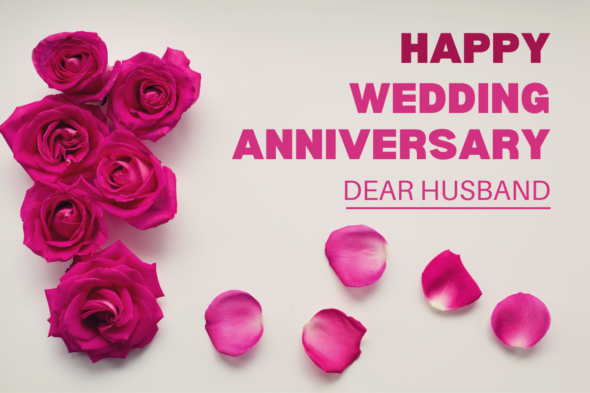 Happy Wedding Anniversary wishes for Husband